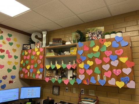 Hearts from students