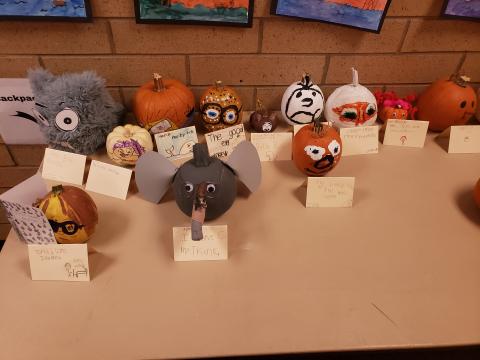story book character pumpkins group 2