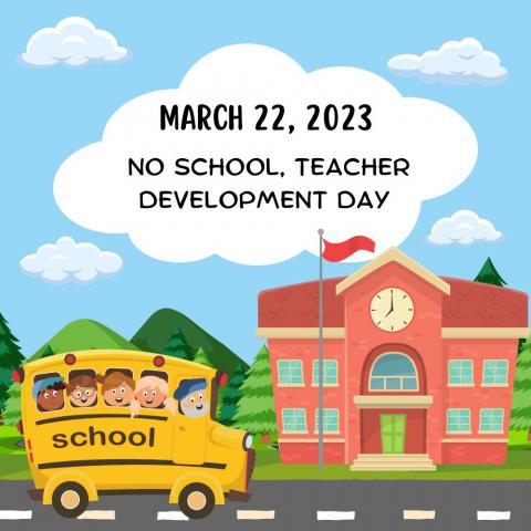 March 22, 2023 No School
